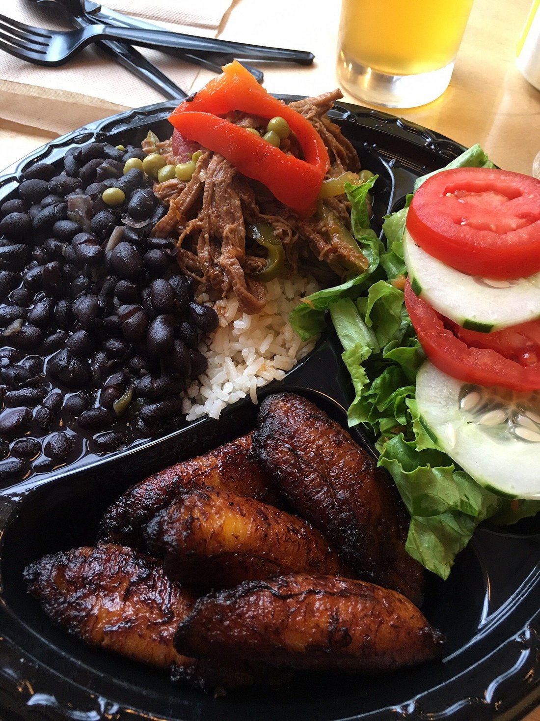 Church Street Black Bean Deli Orlando White Rice Black Beans Plantains Pork