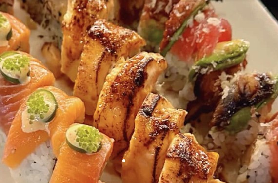 Church Street Orlando Shin Japanese Cuisine Three Rolls