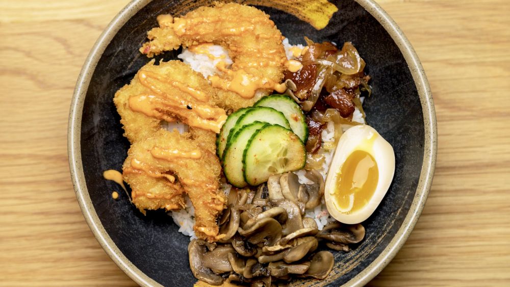 Church Street The Bao Spot Orlando Florida Chicken Mushrooms.rice