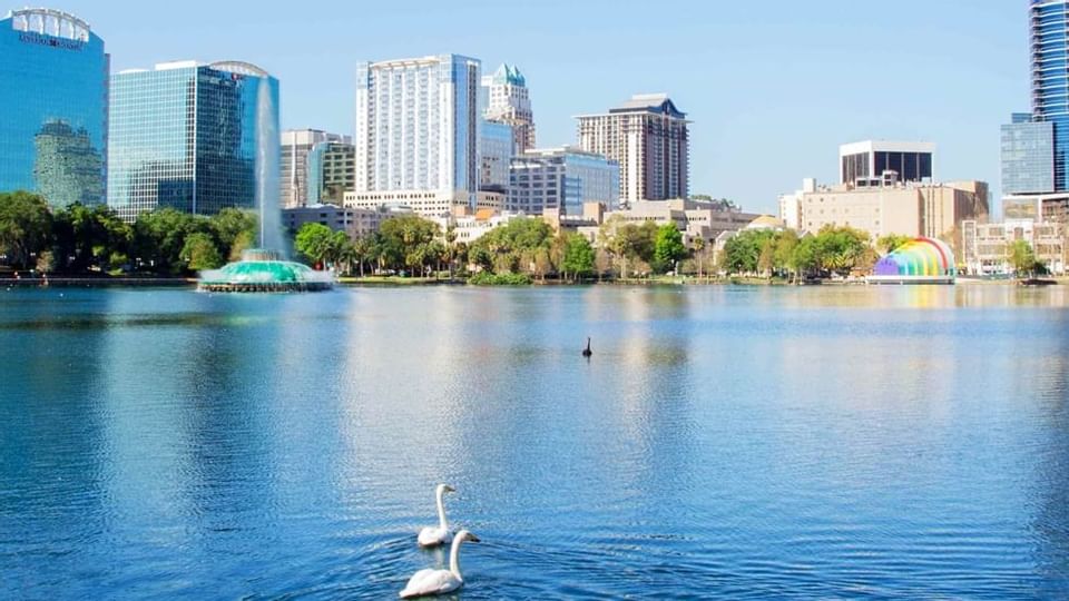 Church Street Orlando Florida Lake Eola
